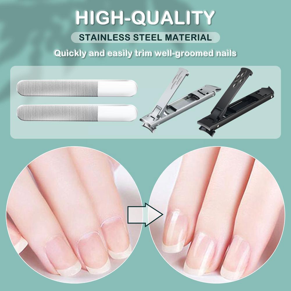 Foldable Double-Ended Nail Clipper Tool